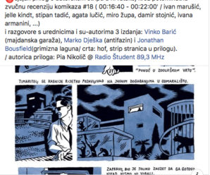 autorski strip/ cro @ radio študent/ slo