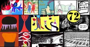 comic strip webzine 72 komikaze flayer